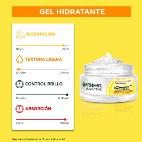 Crema Gel Garnier Express Aclara Hidratante Vitamina C 50 ml