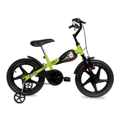 Bicicleta Infantil Verden Choppera Rod 16 C/ Rueditas Verde