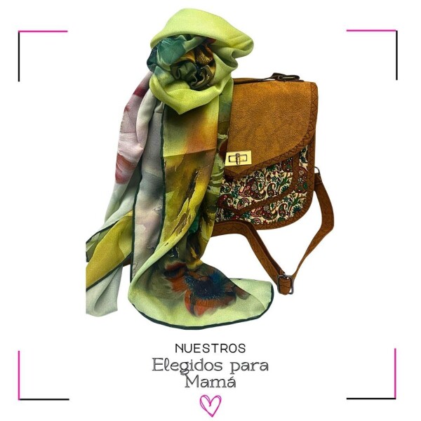 CARTERA + PAÑUELO Verde
