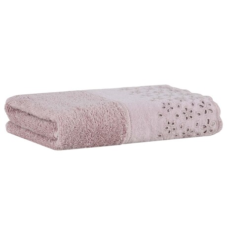 TOALLA DE VISITA ALGODON ROSA CRYSTAL BUDDEMEYER