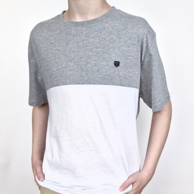 T-Shirt Combinada C2-Grey