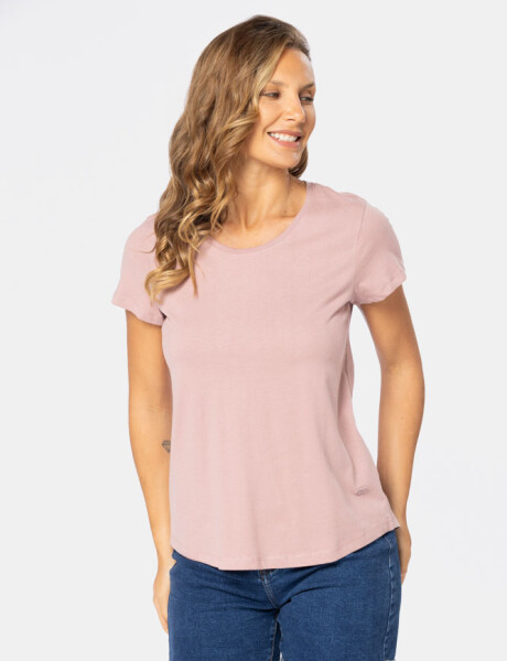 REMERA LISA Rosado