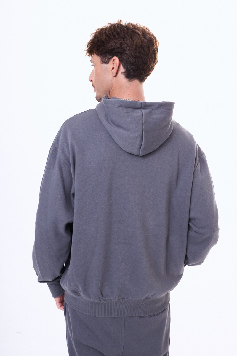 Buzo de felpa Curitiva Gris oscuro