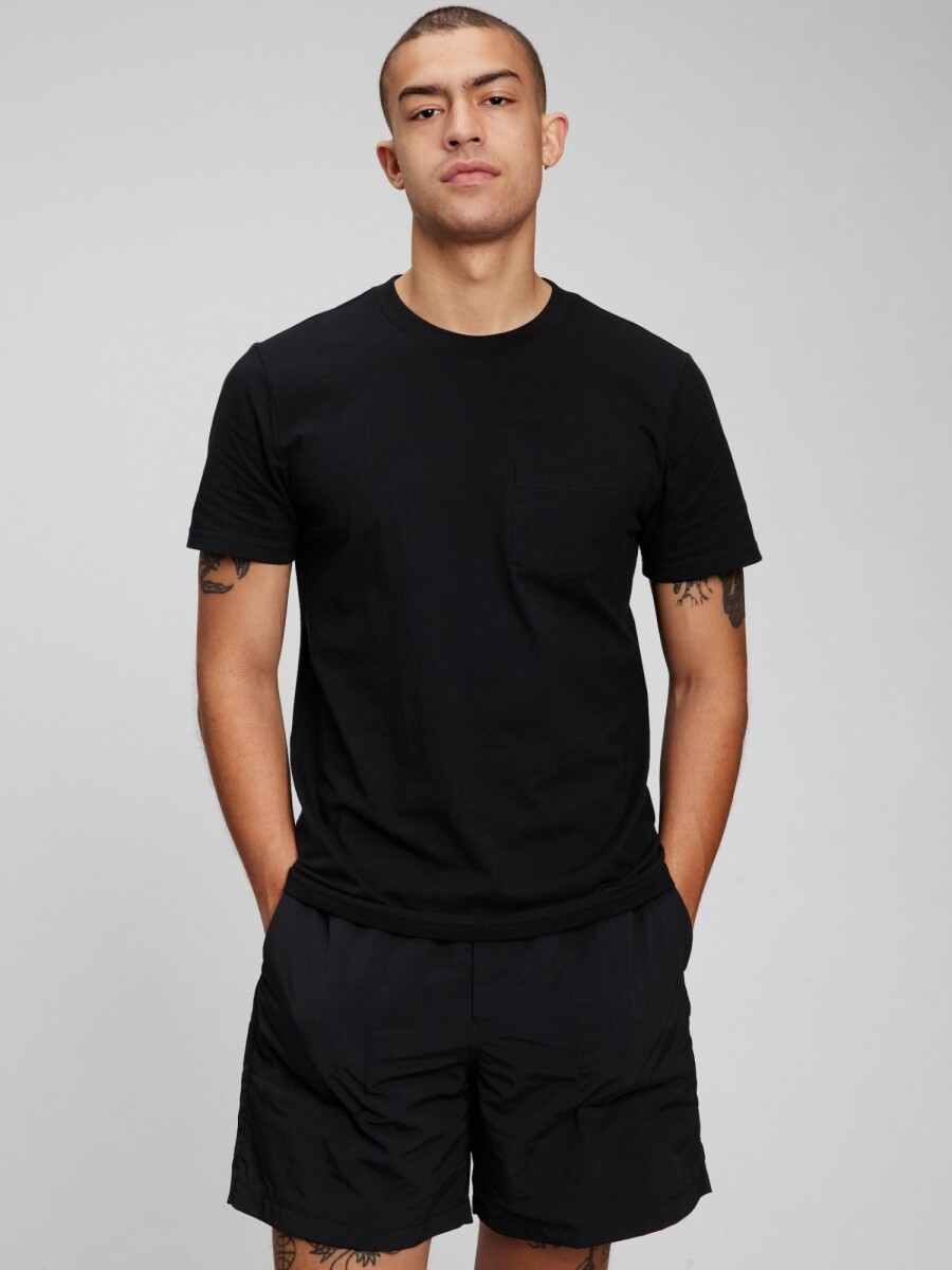SS PKT T ORGANIC - TRUE BLACK V2 