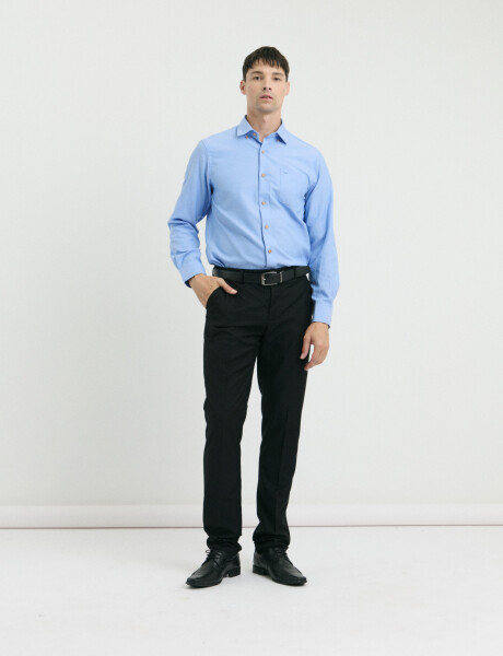 012487 CAMISA HARRINGTON LABEL Celeste