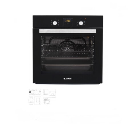 Horno de Empotrar James Negro Hee-bkd - 4115 001
