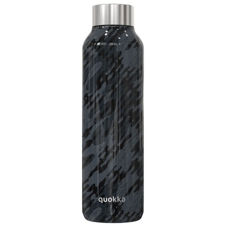 Botella térmica Quokka Solid 630ml NEGRO CAMO