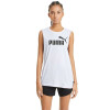 Musculosa Puma Cut Off Logo de Mujer - 586864 02 Blanco