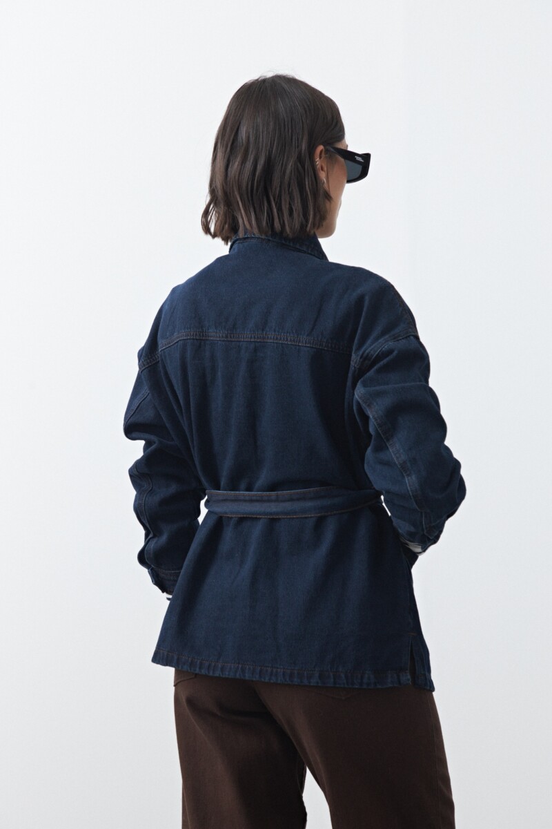 SOBRECAMISA SALINAS Indigo