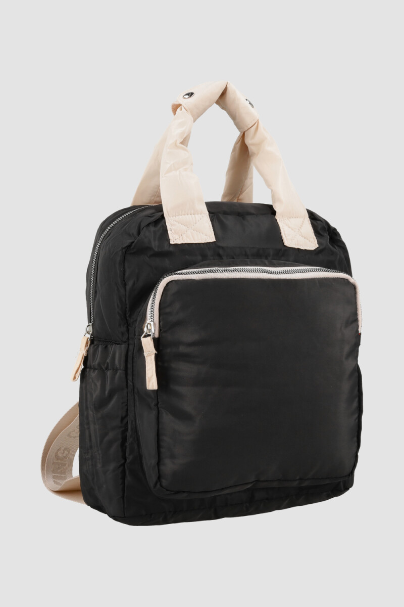 Mochila duotono - Negro 