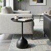 MESA METAL NEGRO 39X60CM Unica