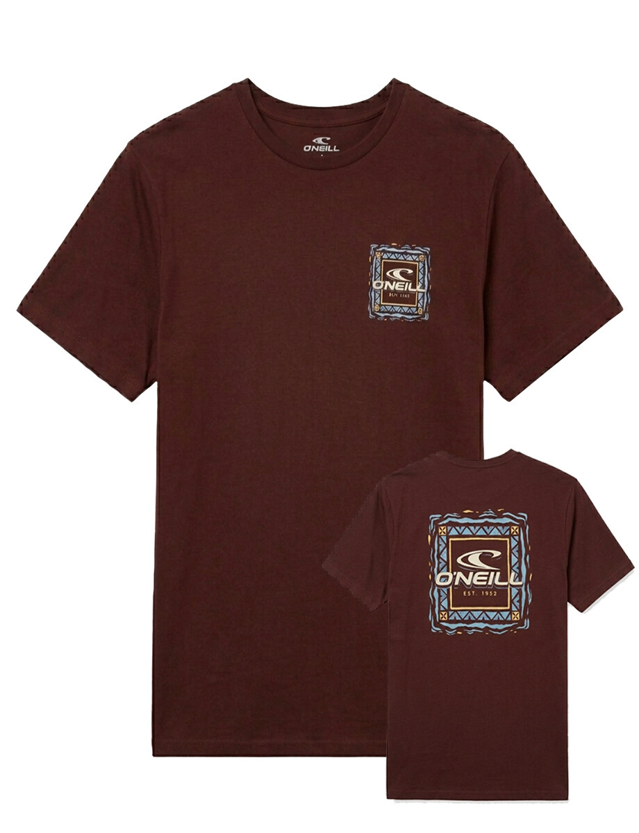 Remera O'Neill Patterns - Rojo 