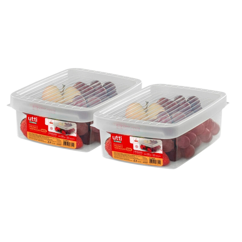 Set x2 Caja P 1,6 lts TRANSPARENTE