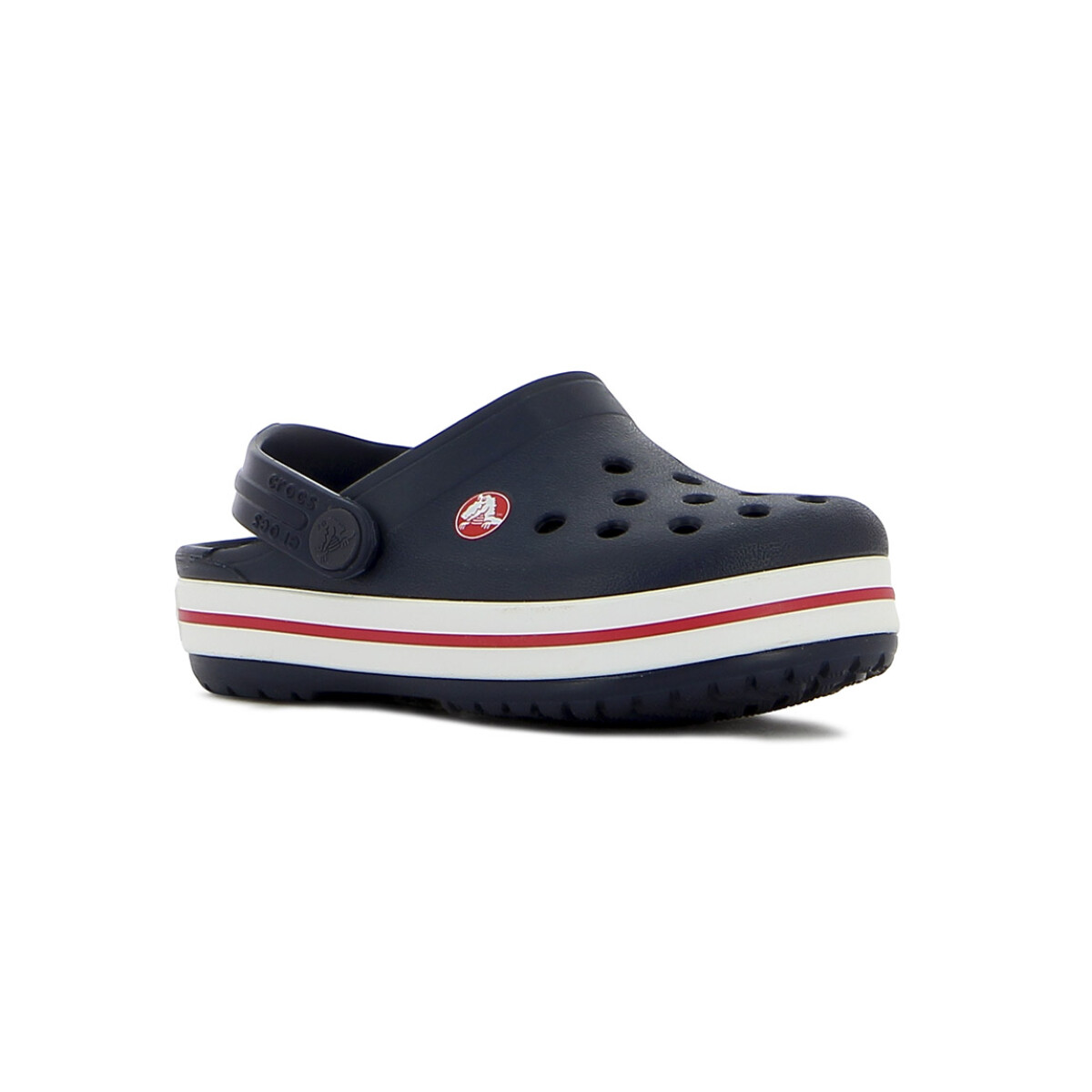 Crocs Band K Zueco C/tira Atras - Marino-rojo 