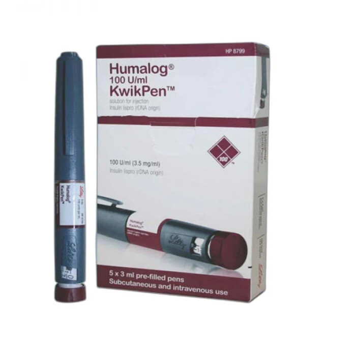 HUMALOG KWIKPEN INYECTOR PRELL. CJ X 5 D única