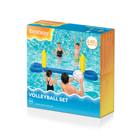 Set Volley Bestway Inflable P/ Piscina Red + Pelota! Set Volley Bestway Inflable P/ Piscina Red + Pelota!