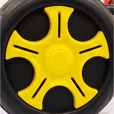 Auto Go Karting Pedal Infantil Cuatriciclo Carrera Amarillo