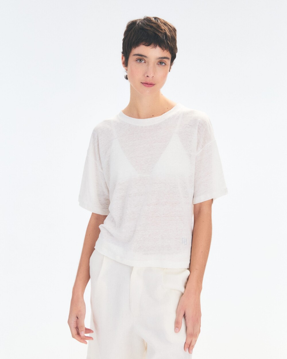Remera New Lino Crudo