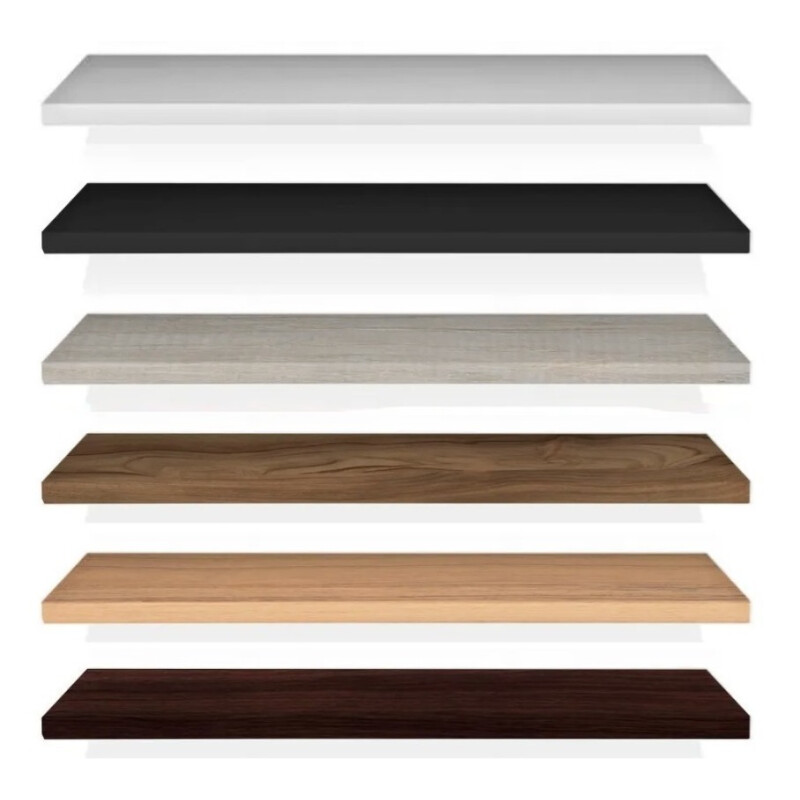 Estantes Flotantes Repisa Ménsula Invisible Melamina60x20x18 Blanco