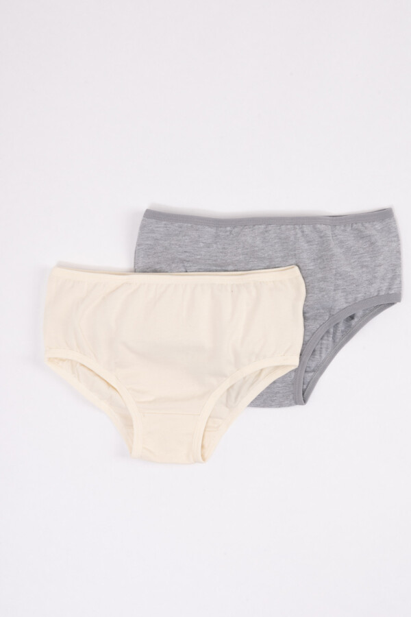 Bombachas pack x2 Gris Melange