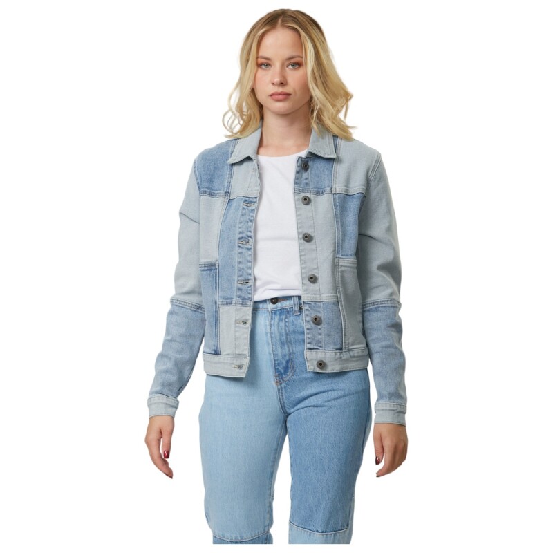 Campera de Jean UFO Blair Azul Azul