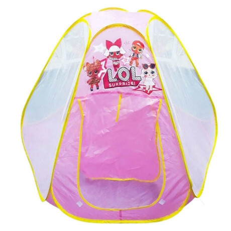 Casa Grande Lol P/niña Infantil Lona Plegable + Bolso Rosa