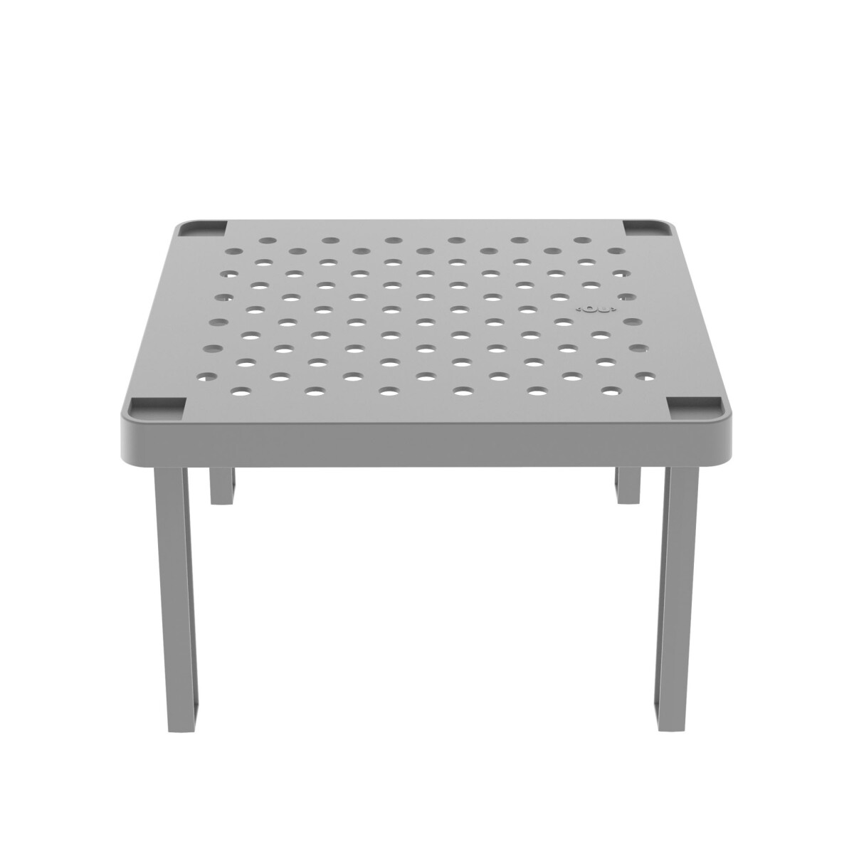ESTANTE ORGANIZADORA - PLASTICO GRIS CUADRADA 