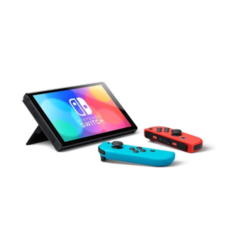 CONSOLA NINTENDO SWITCH OLED STANDARD 64GB NINTENDO Switch OLED Standard 64GB Color Rojo Neón, Azul Neón Y Negro