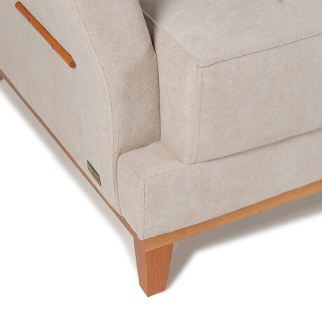 Rinconera Amadeus - Tela Microfibra - Chaise Derecho 2226 (Beige)