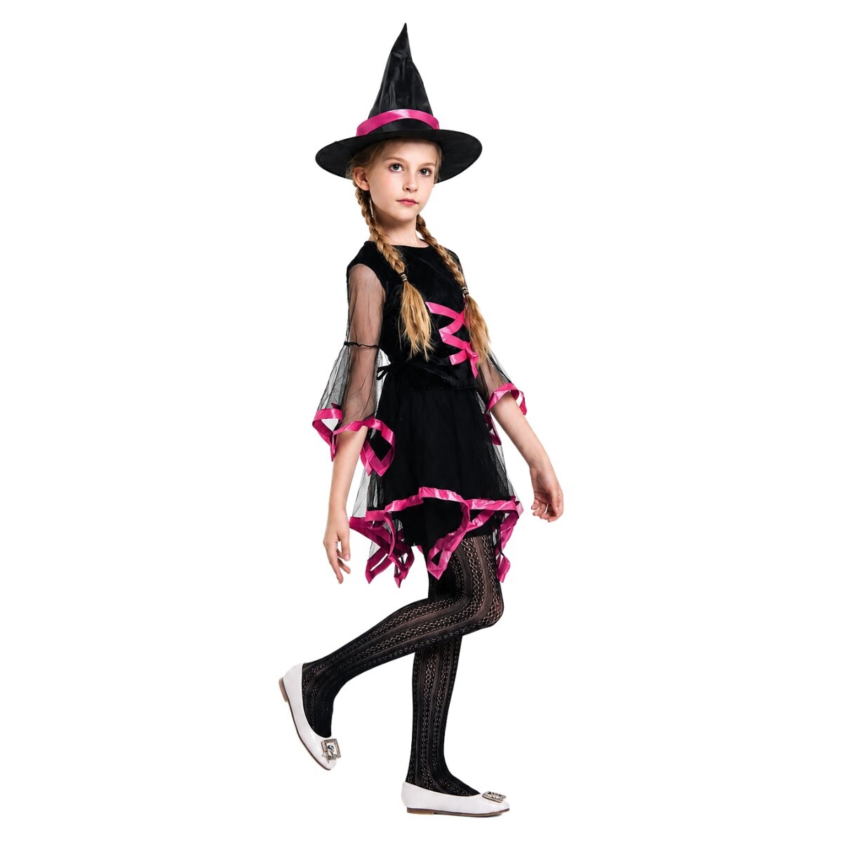 Disfraz de bruja con gorro 