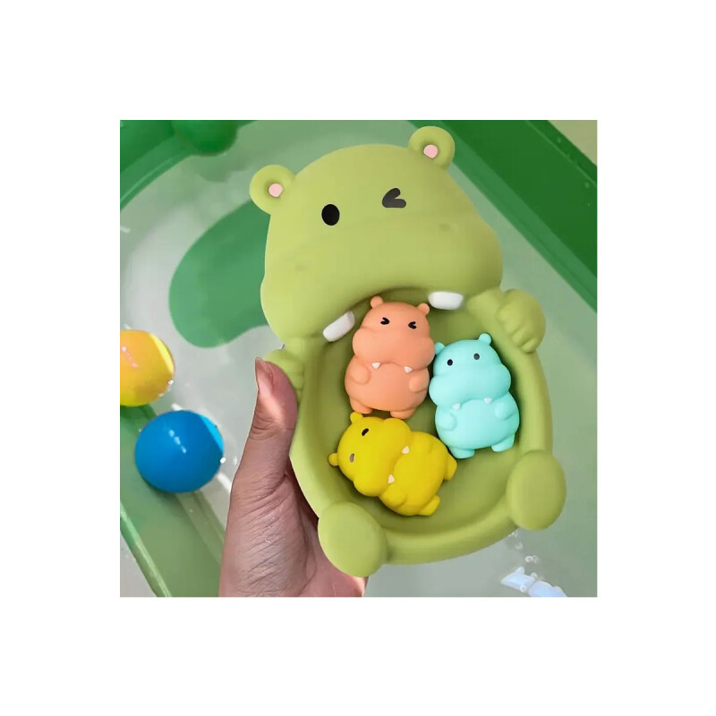 Set 4 Muñecos de goma Bebé Hipo Verde Lima Set 4 Muñecos de goma Bebé Hipo Verde Lima