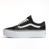 Championes Vans Plataforma UA Old Skool Stackform de Mujer - VN0A7Q5M6BT Negro-blanco