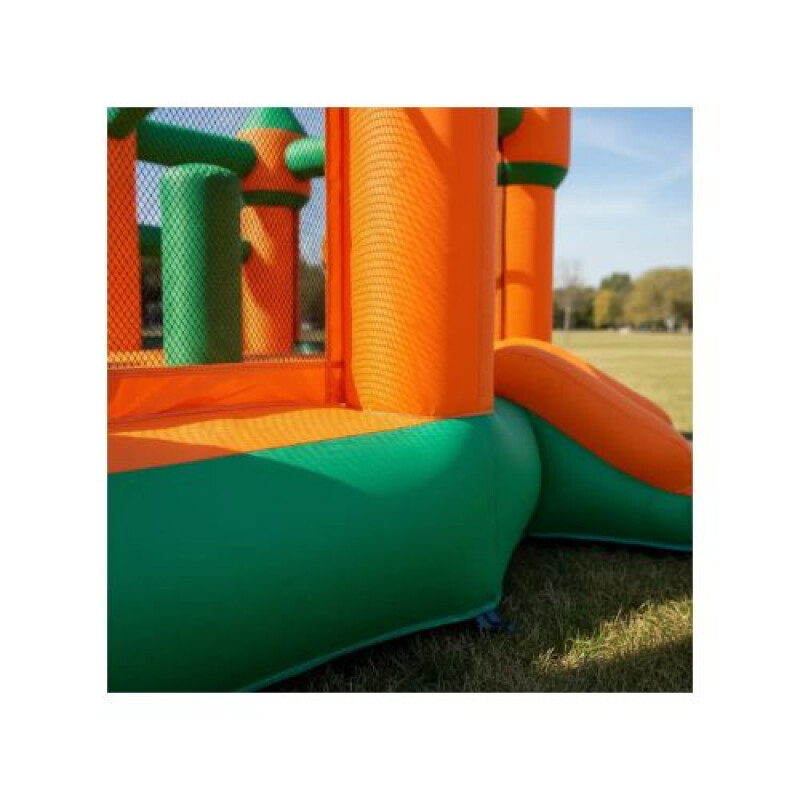 Castillo Inflable Naranja Pelotero - Doctor Dolphin Castillo Inflable Naranja Pelotero - Doctor Dolphin
