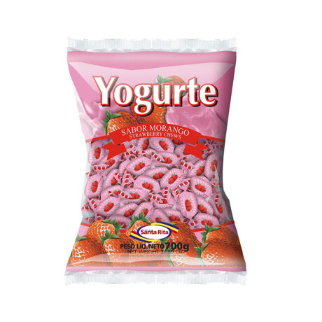 Caramelo Santa Rita Masticable 600 grs Yogurt Frutilla