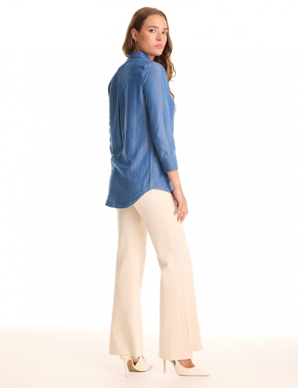 Blusa Lyocell Cuello JEAN
