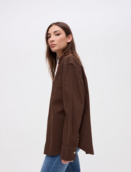 Sobrecamisa Dionne Chocolate