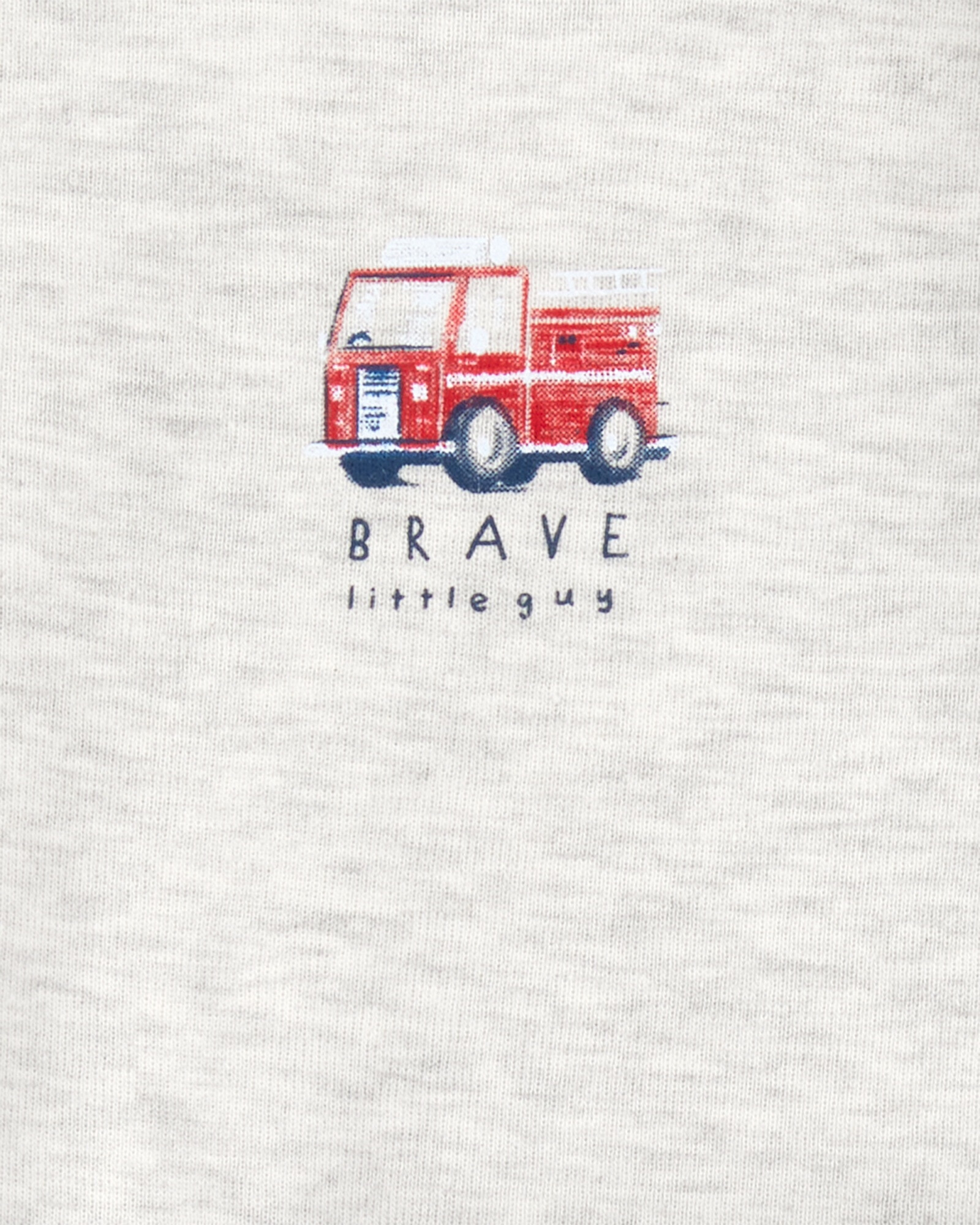 Set tres piezas de algodón, pantalón y dos bodies, diseño bomberos Set tres piezas de algodón, pantalón y dos bodies, diseño bomberos