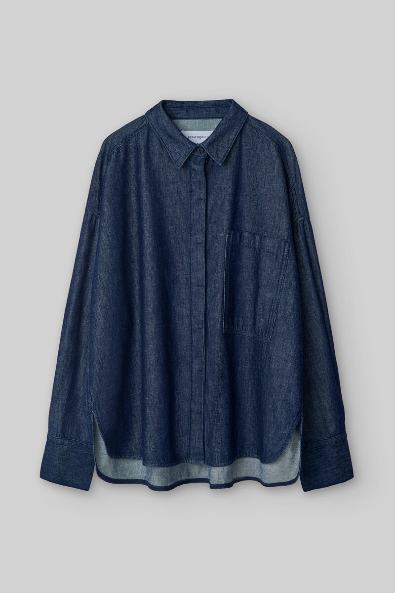 CAMISA OVERSIZE Azul