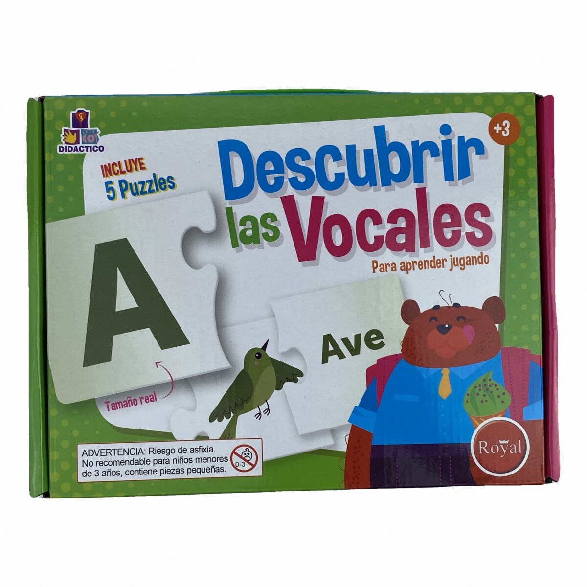 Descubrir Las Vocales en Valija Royal 