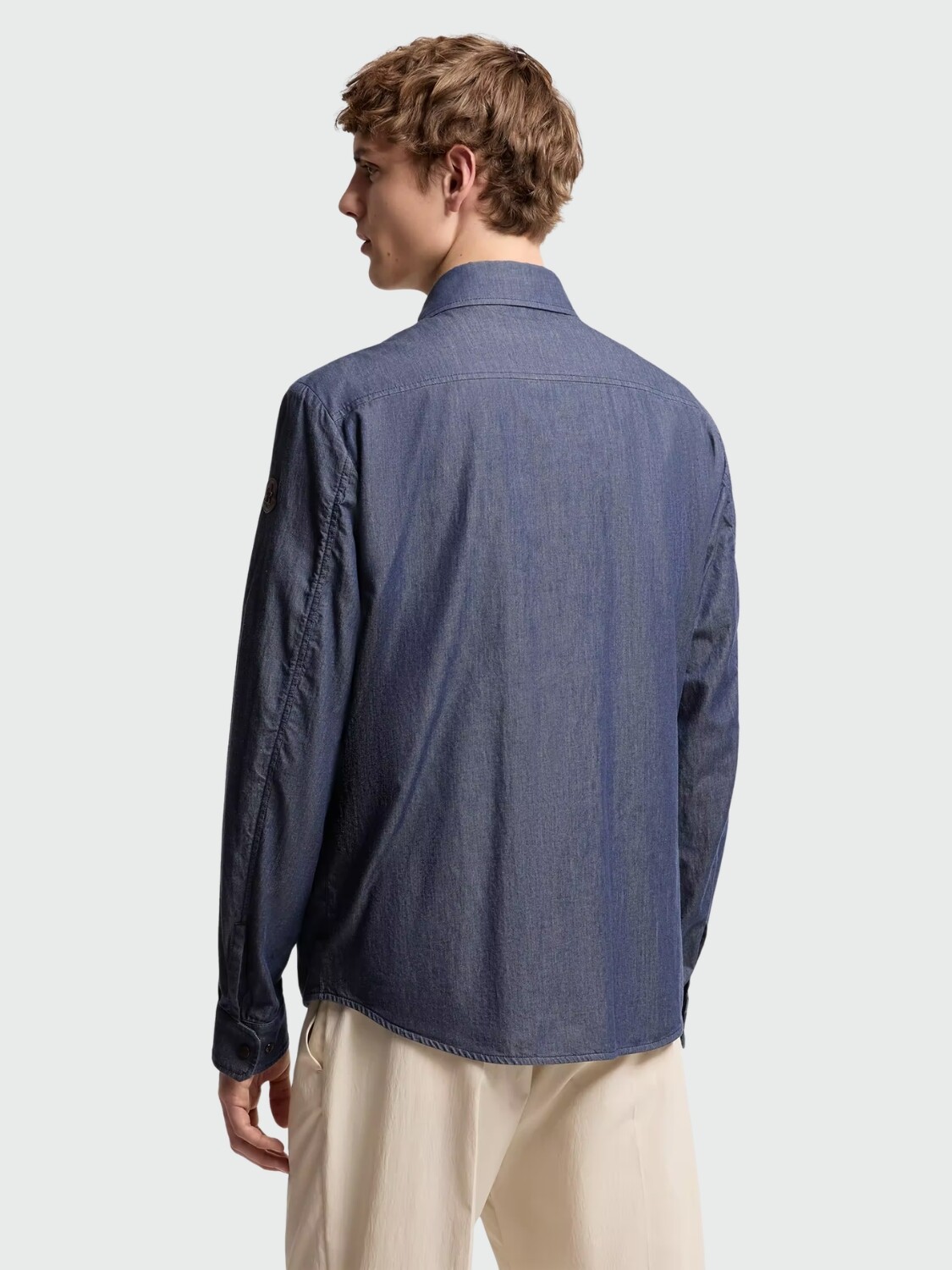 MONCLER - Camisa Jean Alta Automática