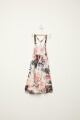 Vestido estampado - Niña blanco