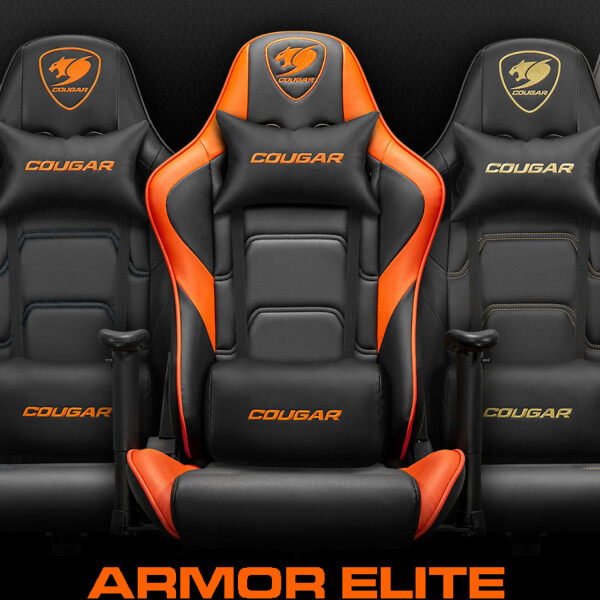 Silla Gaming Cougar Armor Elite Ergonómica NEGRO