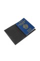 Porta pasaporte Negro