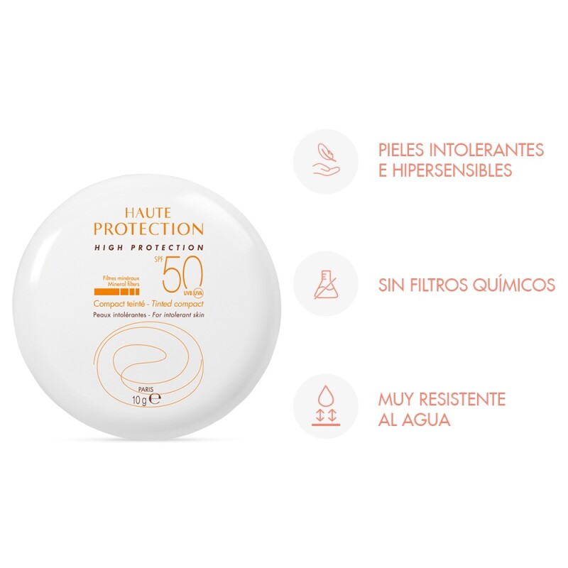 Protector Compacto Avene Dorado Spf 50. 10 Grs. Protector Compacto Avene Dorado Spf 50. 10 Grs.