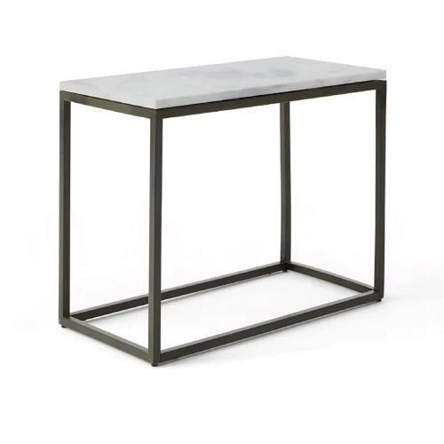 Mesa Lateral - Metal y Mármol Mesa Lateral - Metal y Mármol