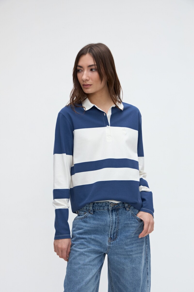 Remera polo Naia - Indigo 