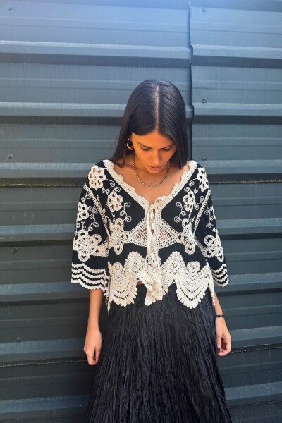 Camisa Parikia NEGRO