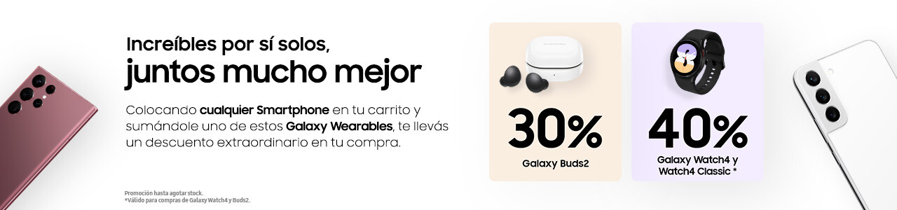 Promo Buds y wearables