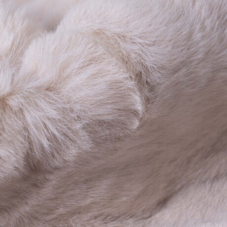 ALFOMBRA POLIESTER NATURAL-BEIGE RABIT SKIN