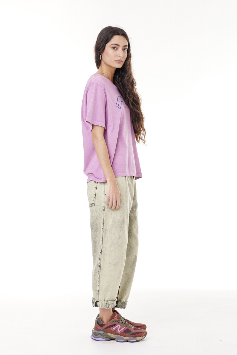 T-shirt San Púrpura